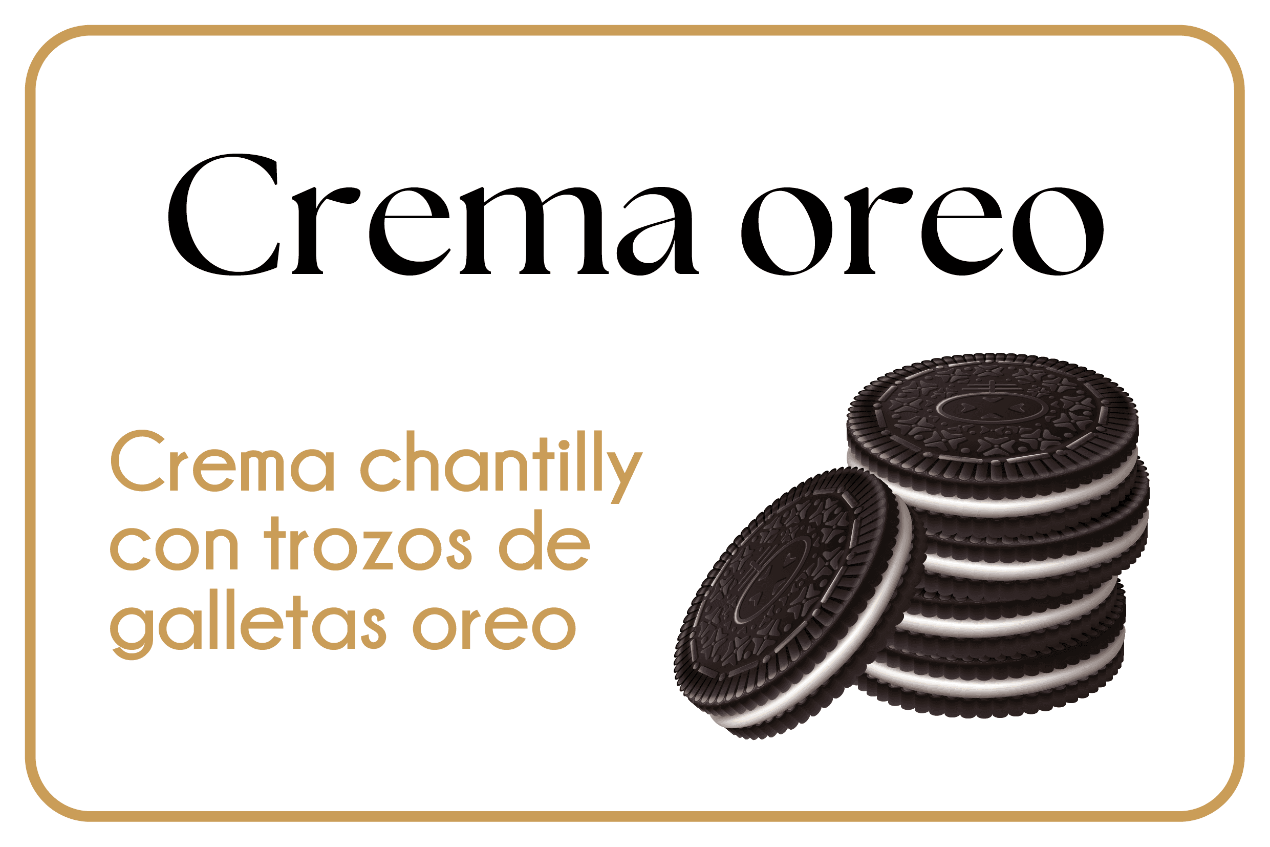 Crema Oreo