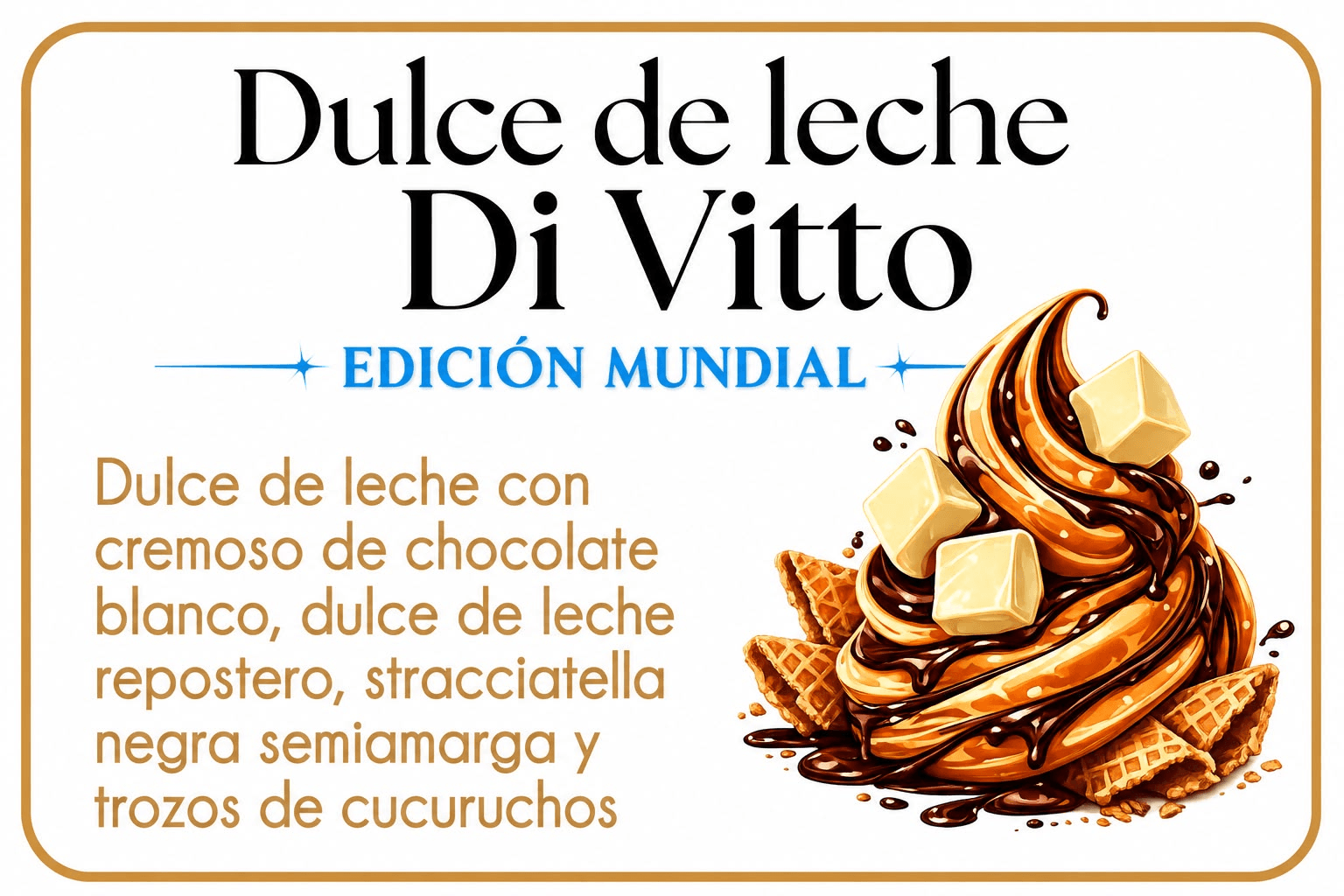 Dulce de leche Di Vitto - Edición Mundial