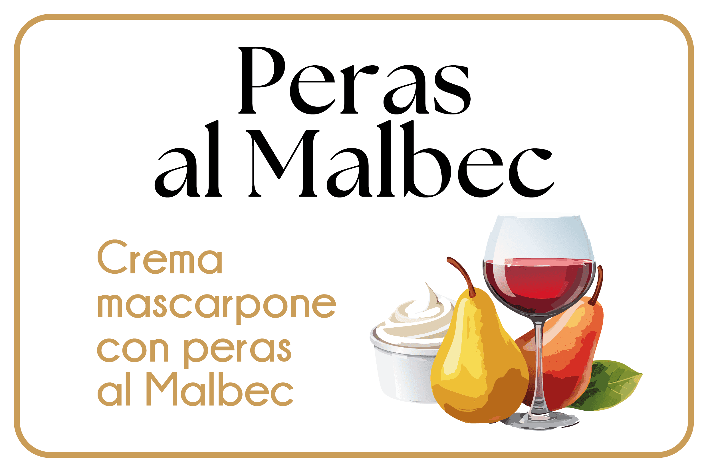 Peras al Malbec